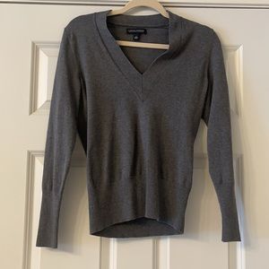 Grey Silk Cotton Cashmere Sweater
